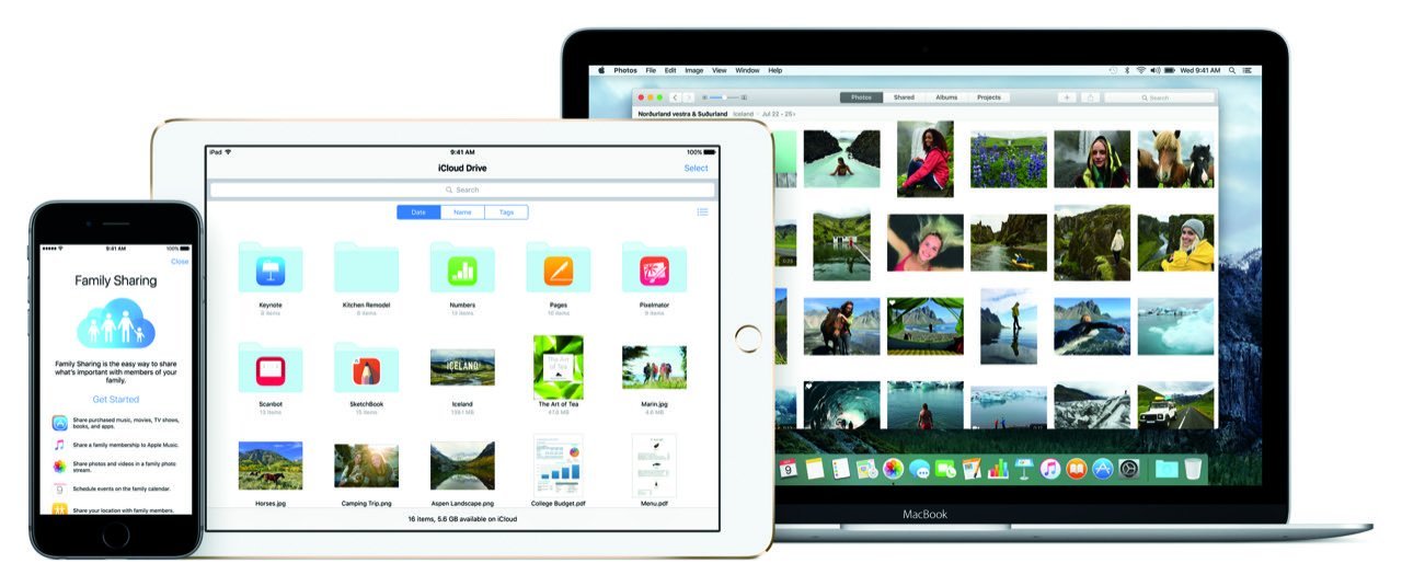 iCloud (iPhone, iPad, MacBook)