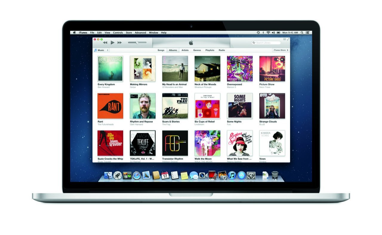 iTunes auf dem MacBook Pro