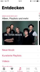 Apple Music (Entdecken) - Screenshot