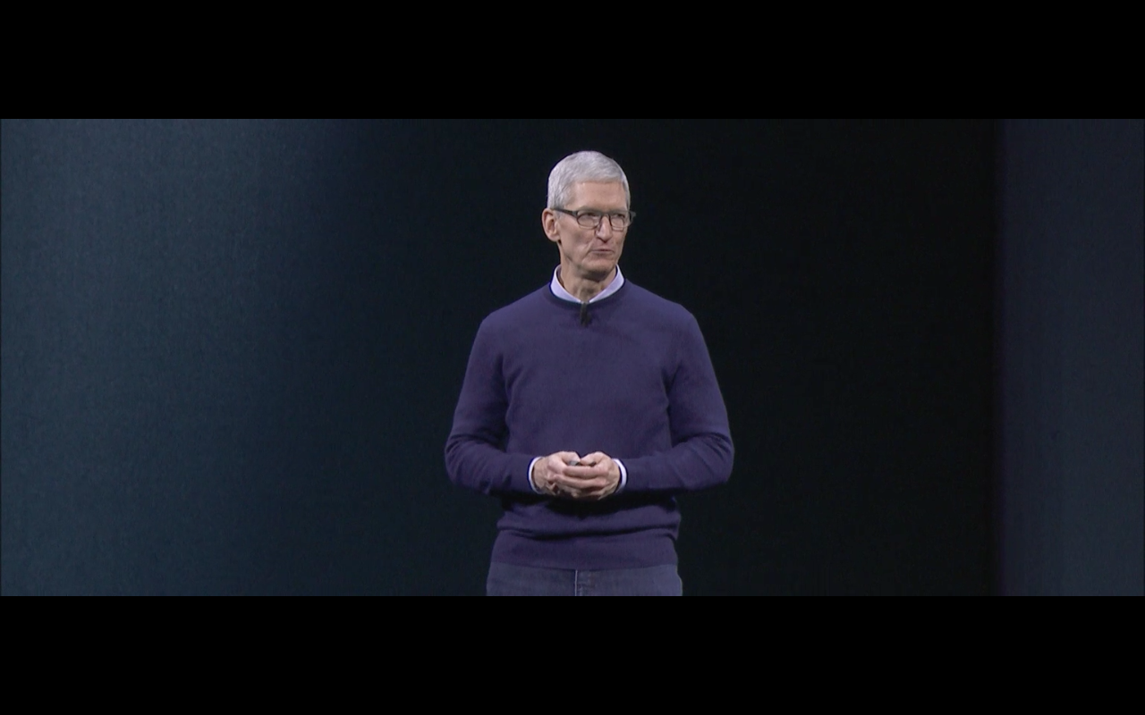 Tim Cook - Screenshot Keynote