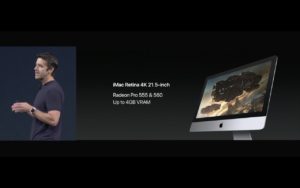 iMac 21 Retina (Grafikkarte) - Screenshot Keynote