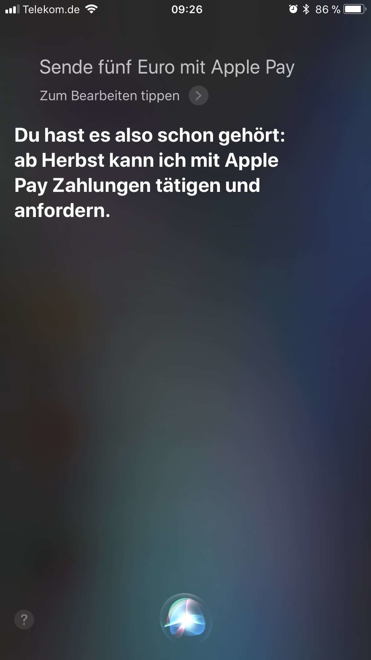 Apple Pay in Deutschland? Bild: Screenshot