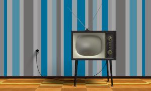 Altes TV-Gerät aus den 1970ern