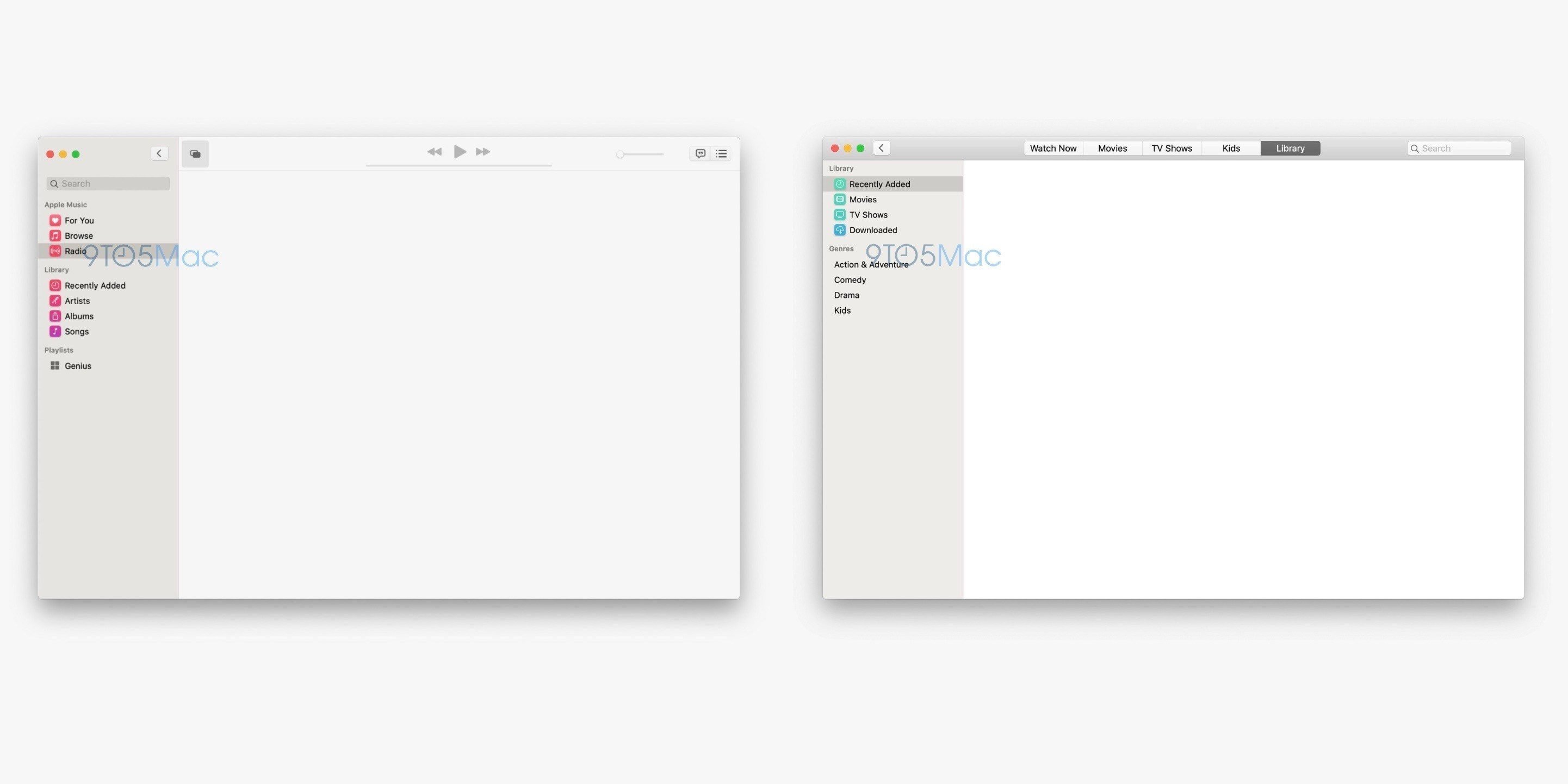 macOS 10.15 Musik- und TV-App - Screenshot - 9to5Mac