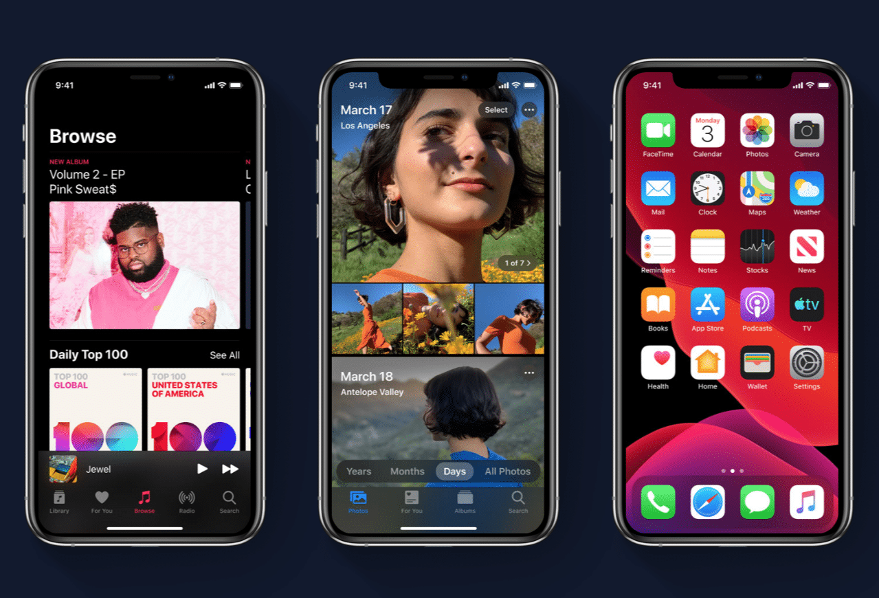 Ios 13 устройства. Айфон IOS 14 Dark Mode.