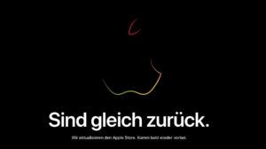 Apple Store Wartungsmeldung