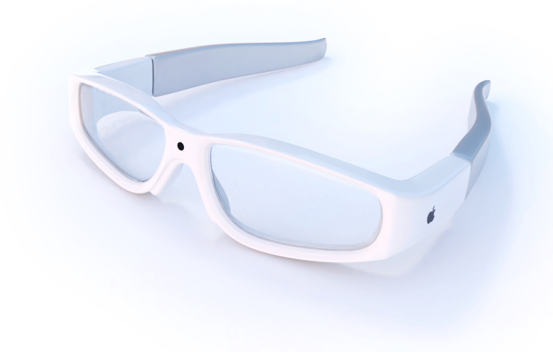 Konzept von AR-Brille Apples