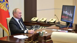 Wladimir Putins Büro im Kreml