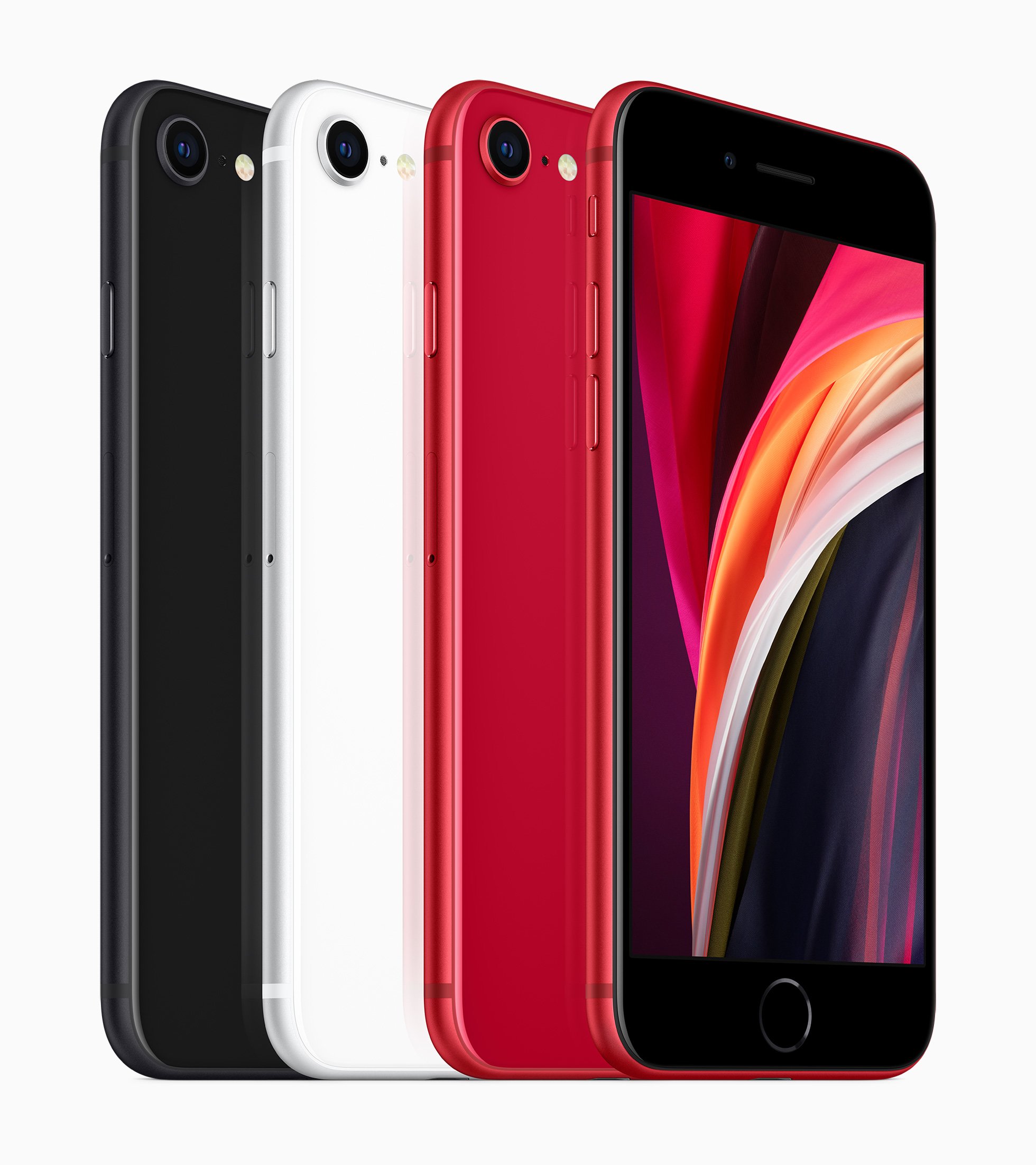 iPhone SE (2020) in drei Farben