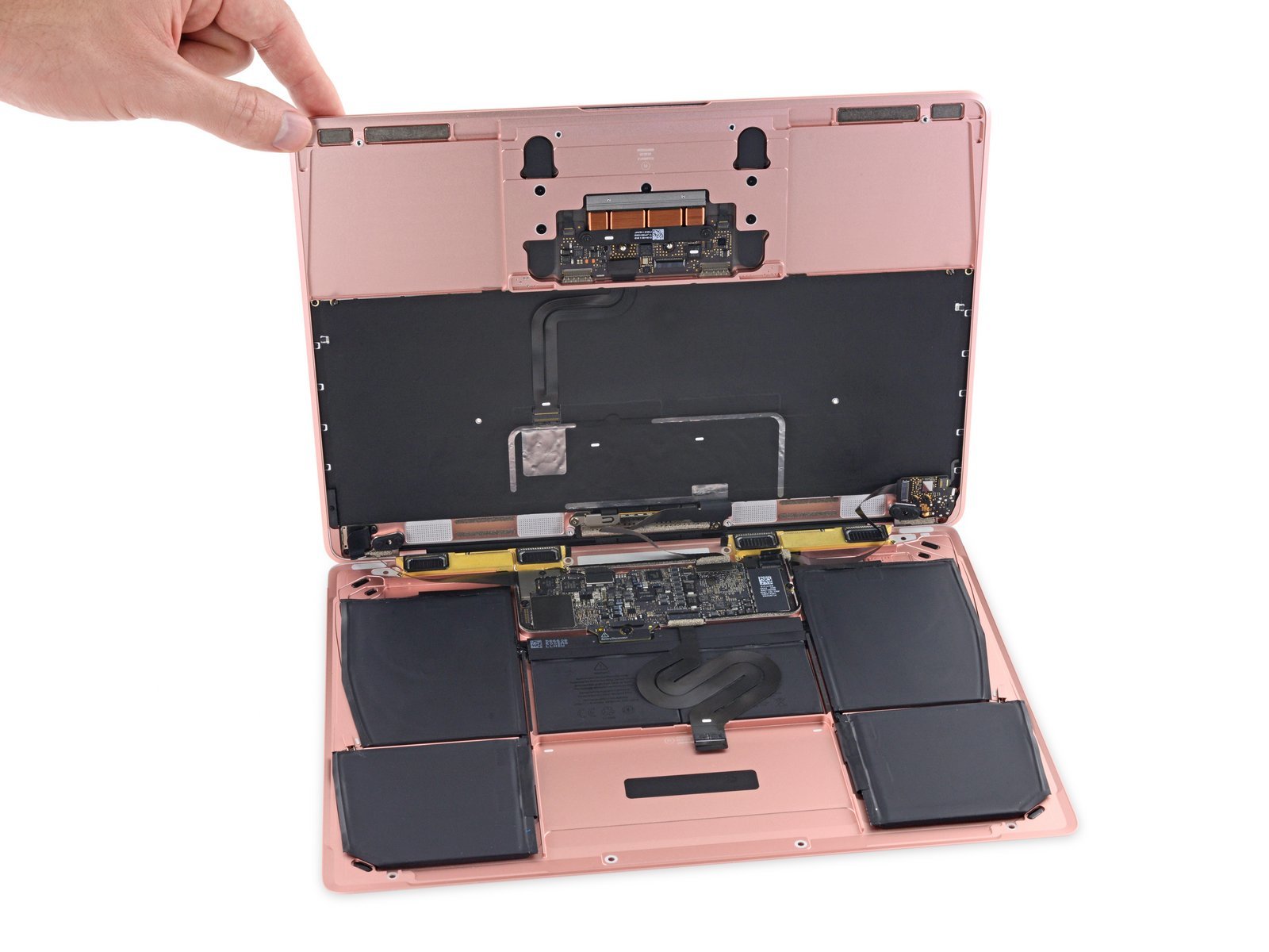 MacBook 12 Zoll auseinandergebaut