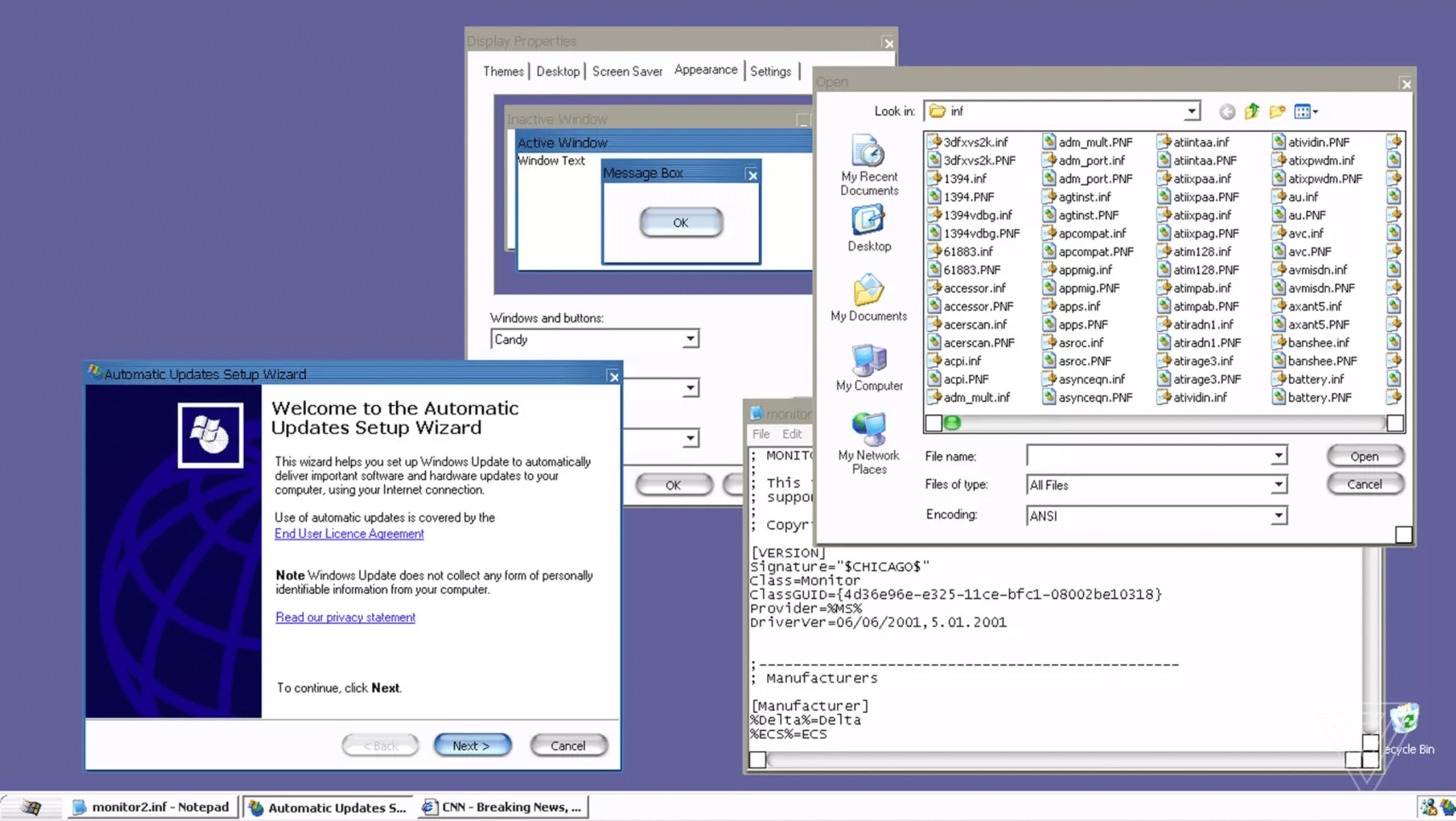 Candy-Thema von Windows XP