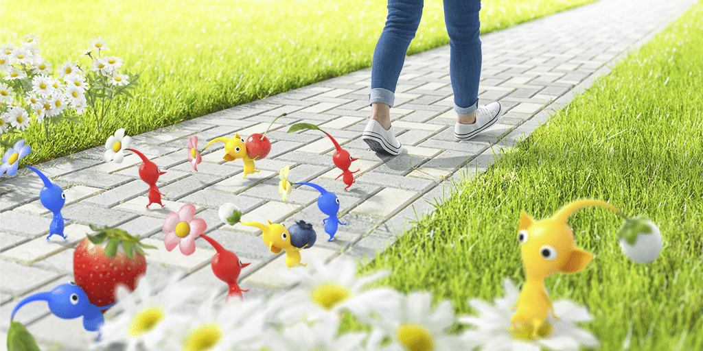 Pikmin in der Augmented Reality