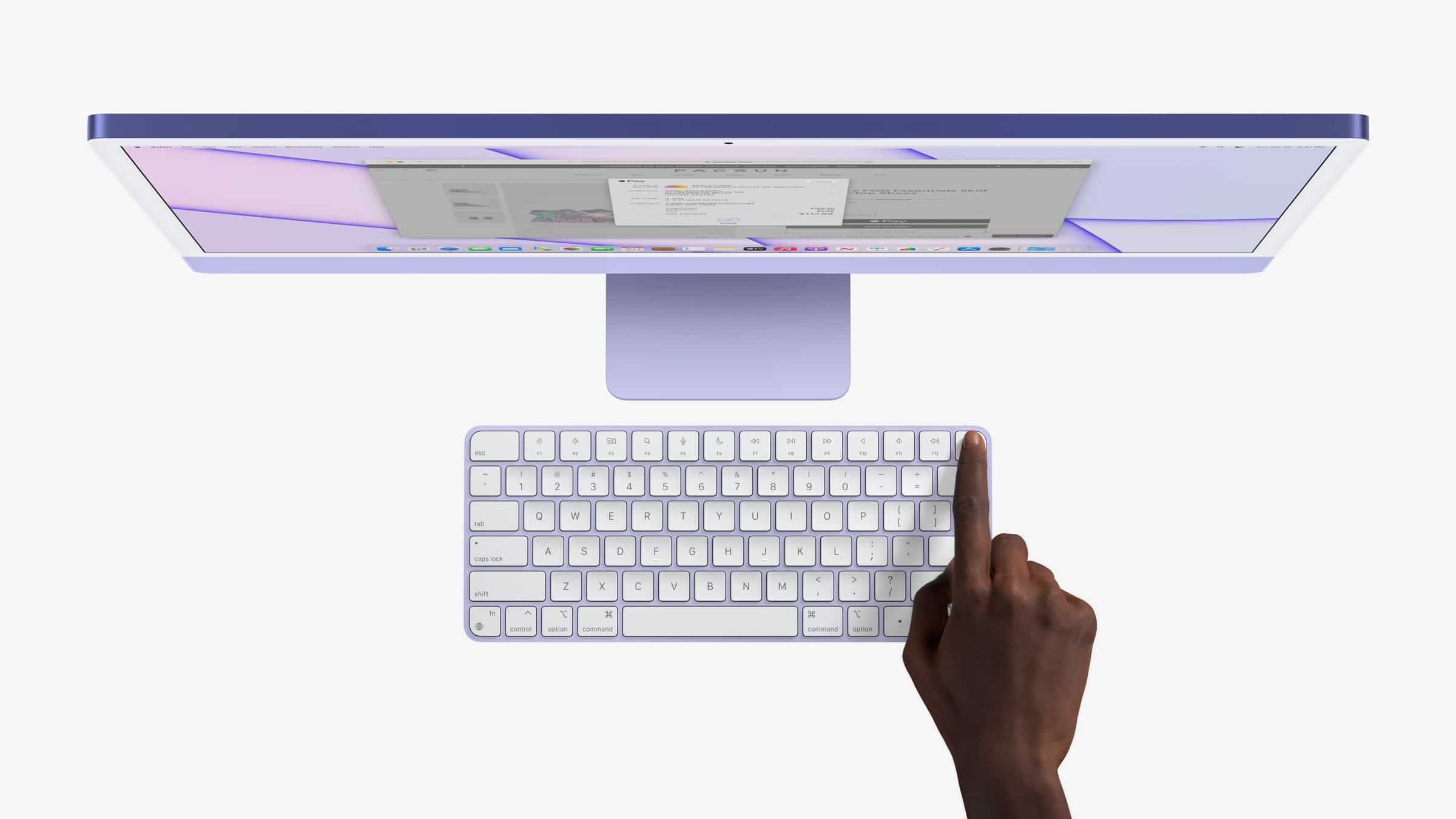 iMac M1 mit neuem Magic Keyboard mit Touch ID