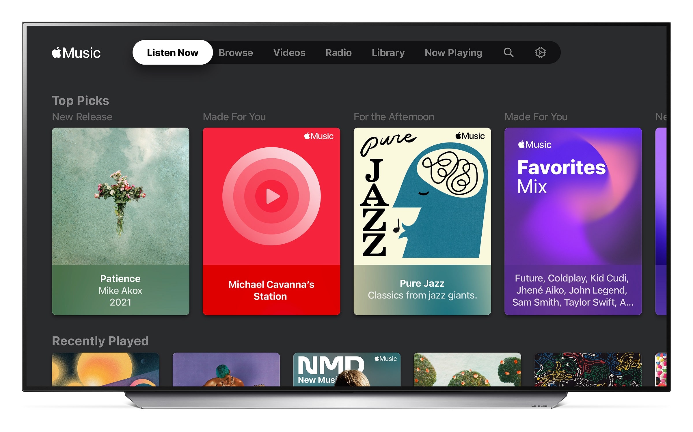 Apple Music auf LG Smart TVs