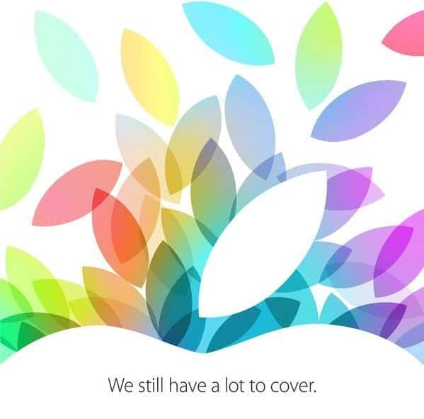 Einladung von Apple für den 22. Oktober "We still have a lot to cover."