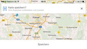 Mit Google Maps können ab sofort Karten auf dem Geräte gespeichert werden
