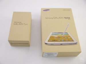 Samsung Galaxy S4 und Galaxy Note 8.0 - Recycling-Verpackung