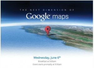 Google Maps Presse-Event am 6. Juni 2012 in San Francisco