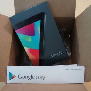 Google Nexus 7 wird ausgeliefert