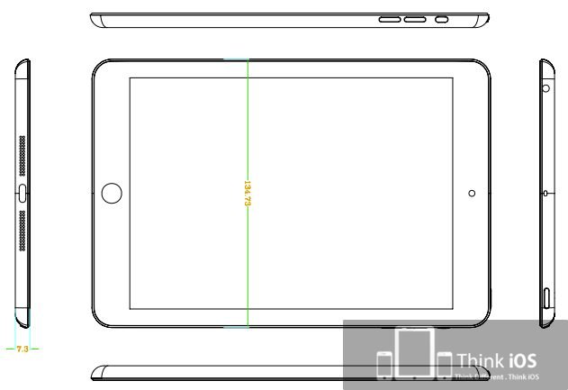 iPad Mini Konzept-Zeichnung, Bild: ThinkiOS