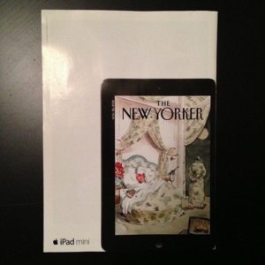 iPad-mini-Werbekampagne The New Yorker, Foto: room34 @ instagram
