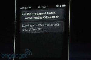 Restaurant-Suche mit Siri