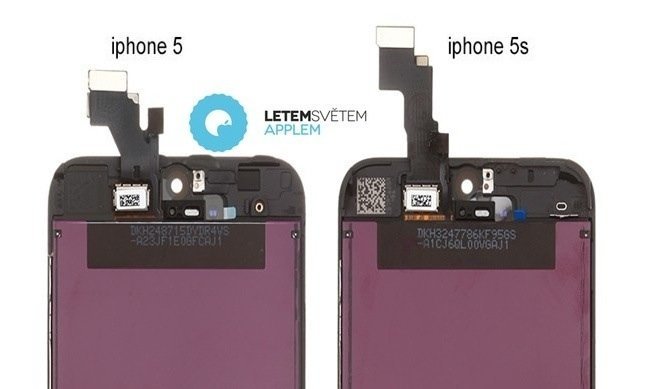 Display-Panels im Vergleich: iPhone 5 und 5S, Bild: FanaticFone.com