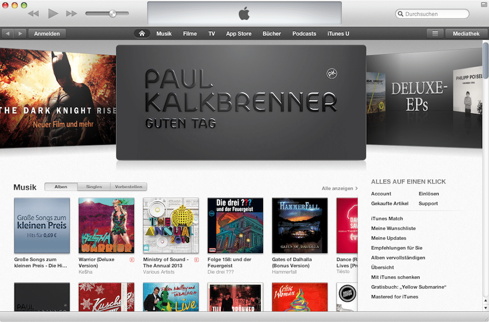 iTunes Store: Neue Ansicht