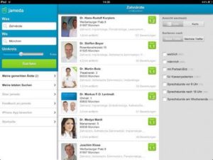 jameda Arztsuche 3.0.0 auf dem iPad