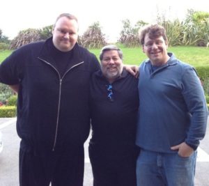 Kim DotCom, Steve Wozniak, Ira Rothken