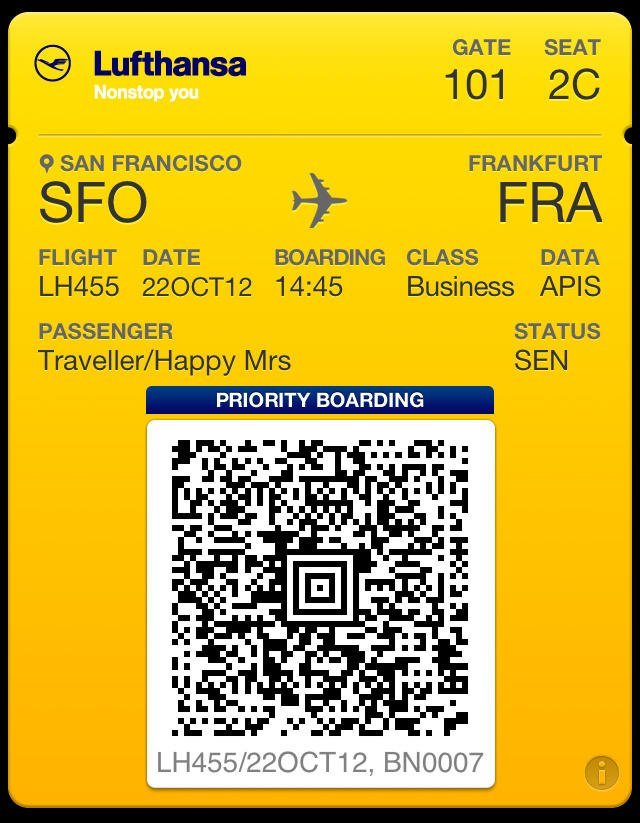 Lufthansa Passbook