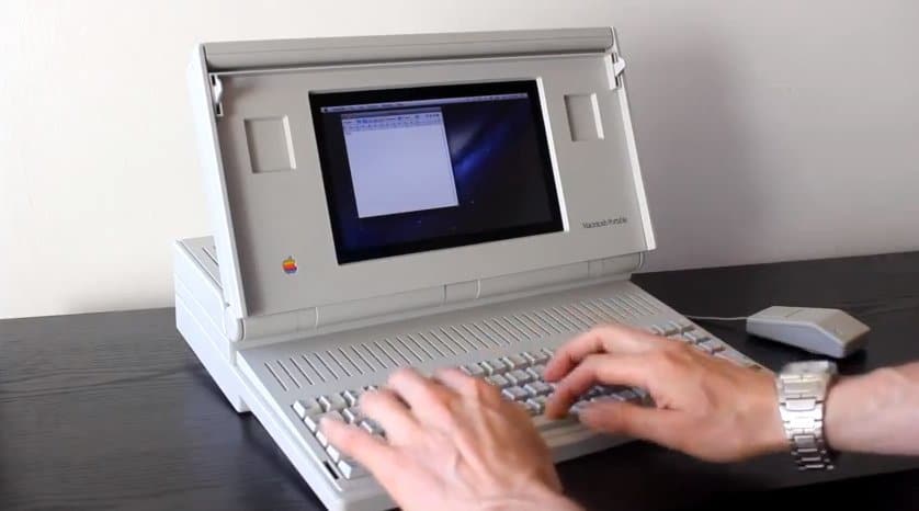 Macintosh Portable führt OS X aus
