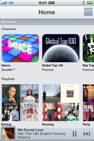 Music Unlimited iPhone-App