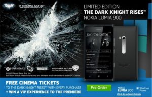 Nokia Lumia 900 Limited Edition The Dark Knight Rises