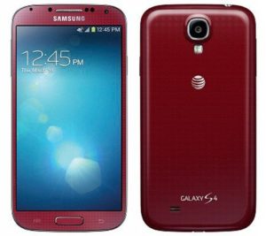 Samsung Galaxy S4 in Aurora-Rot