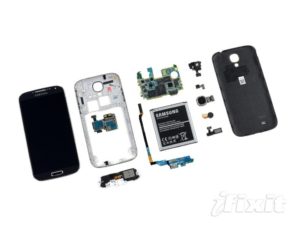 Samsung Galaxy S4 auseinander gebaut, Foto: iFixit