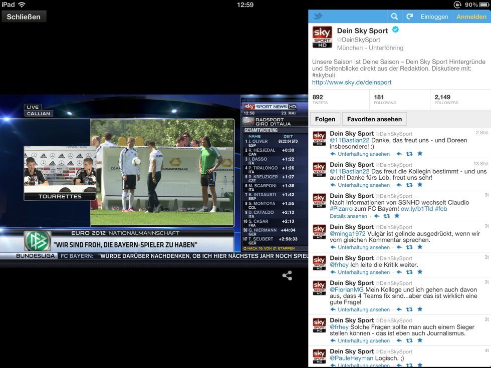 Sky Go Update 23. Mai 2012