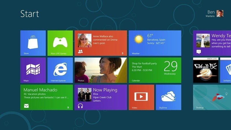 Windows 8 Start-Bildschirm