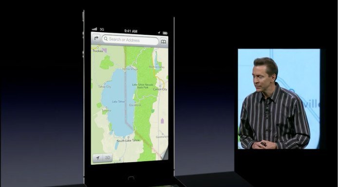 Maps-Applikation in iOS 6